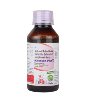 Cheston Plus Expectorant Green Apple Sugar Free