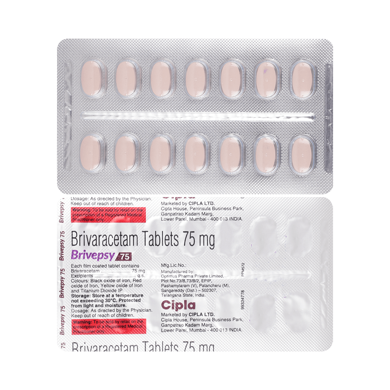 Brivepsy 75mg Tablet