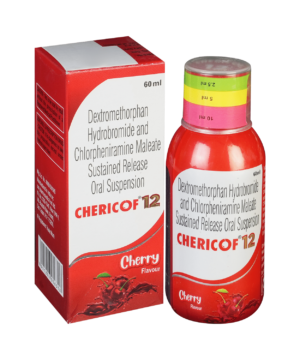 Chericof 12 Oral Suspension Cherry