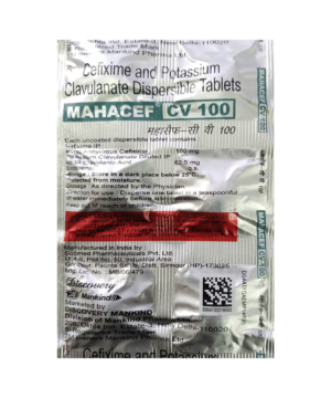 Mahacef-CV 100 mg/62.5 mg Tablet