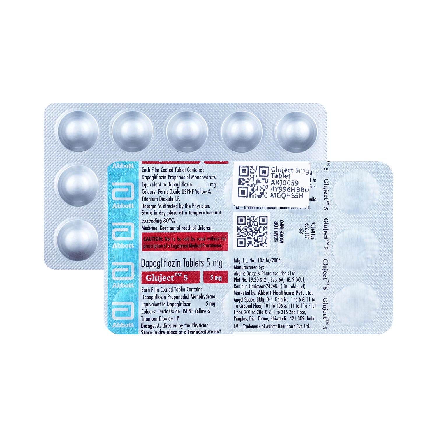 Gluject 5mg Tablet