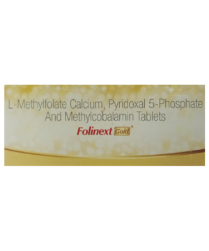 Folinext Gold Tablet with L-Methylfolate Pyridoxal-5 Phosphate & Mecobalamin