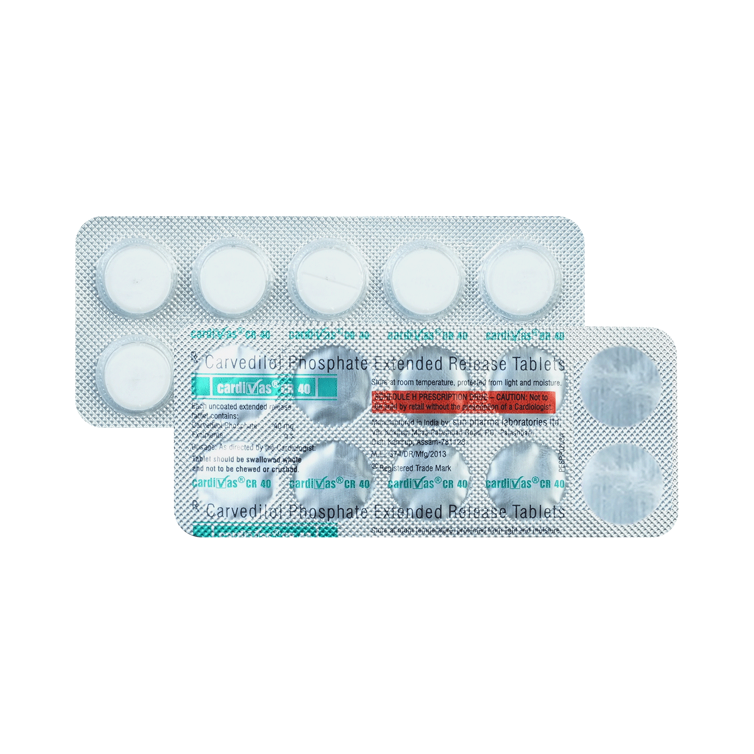 Cardivas CR 40 Tablet