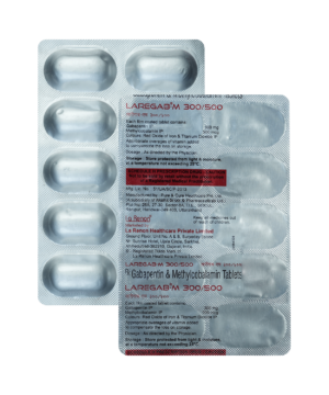 Laregab M 300mg/500mcg Tablet