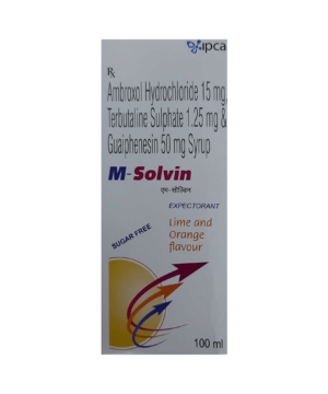 M-Solvin Expectorant Lime and Orange Sugar Free