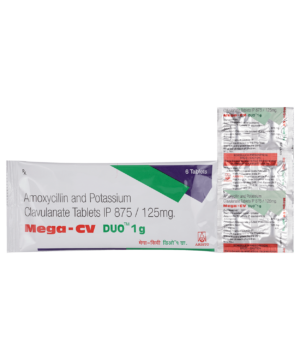 Mega-CV Duo 875mg/125mg Tablet