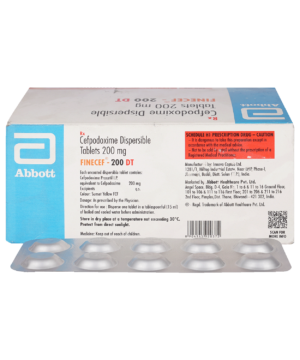Finecef 200mg Tablet DT