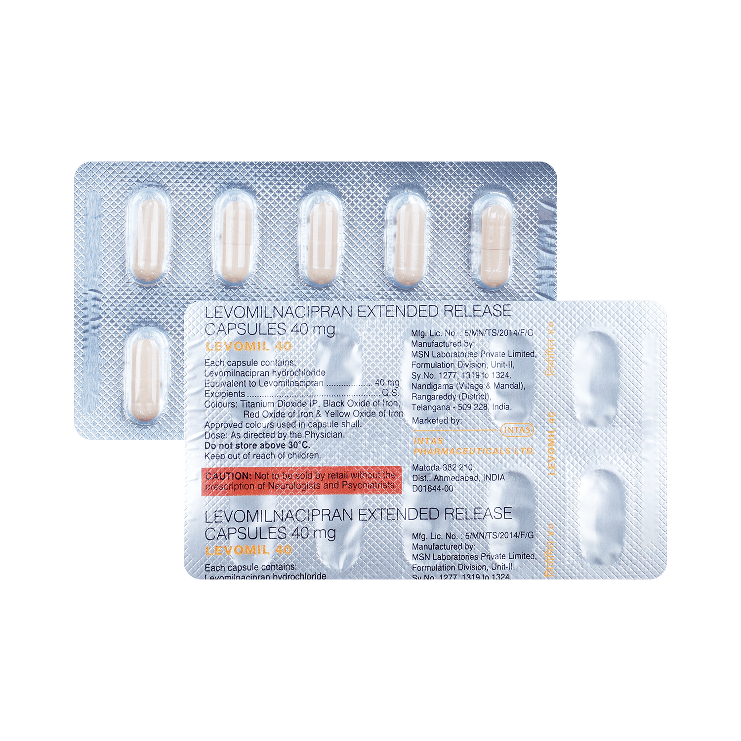 Levomil 40 Capsule ER