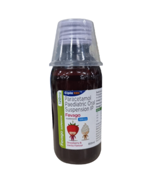 Fevago 120mg Oral Suspension Strawberry & Vanilla