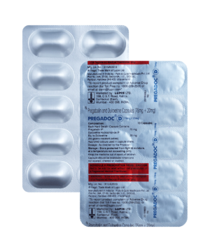 Pregadoc D 75mg/20mg Capsule