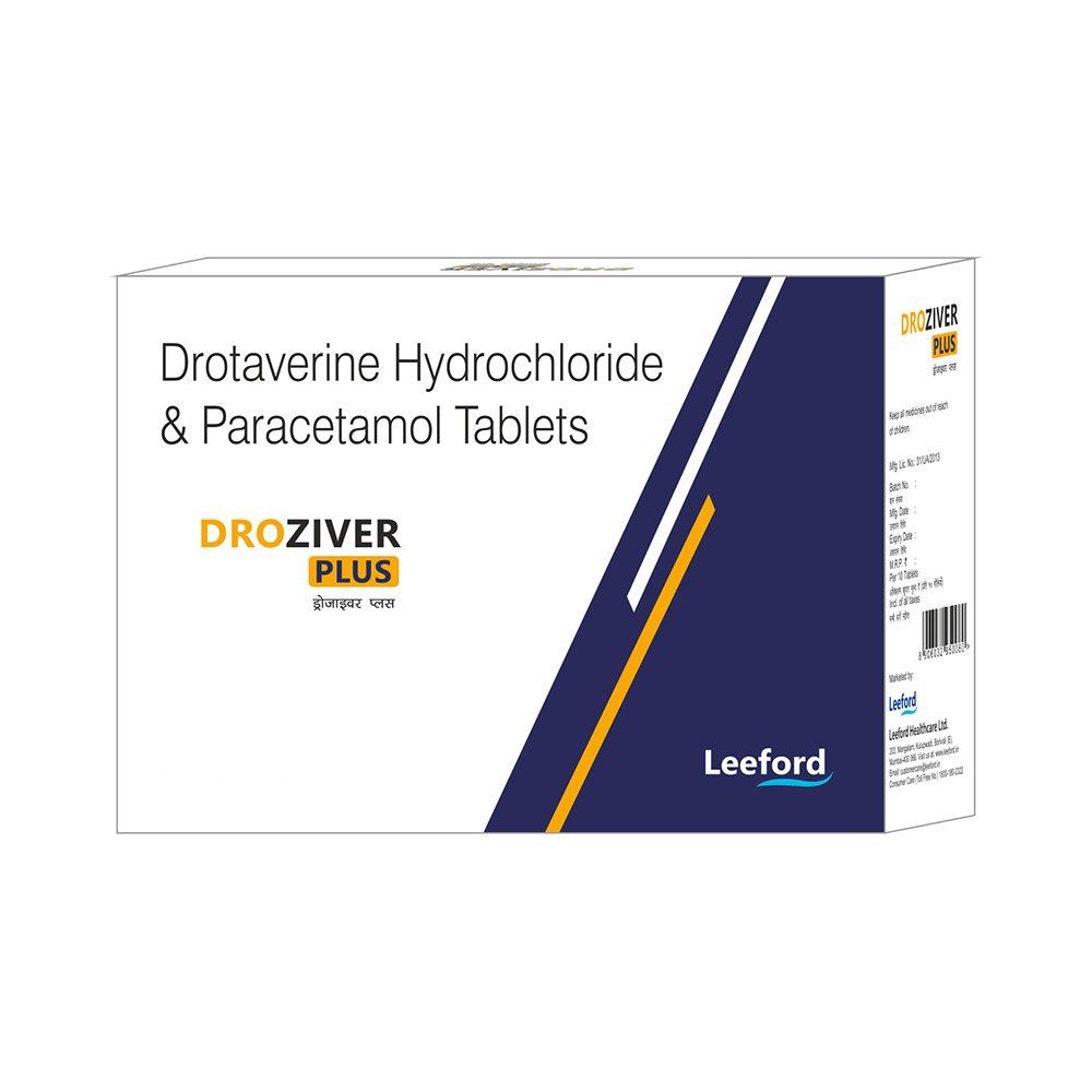 Droziver Plus 80mg/325mg Tablet