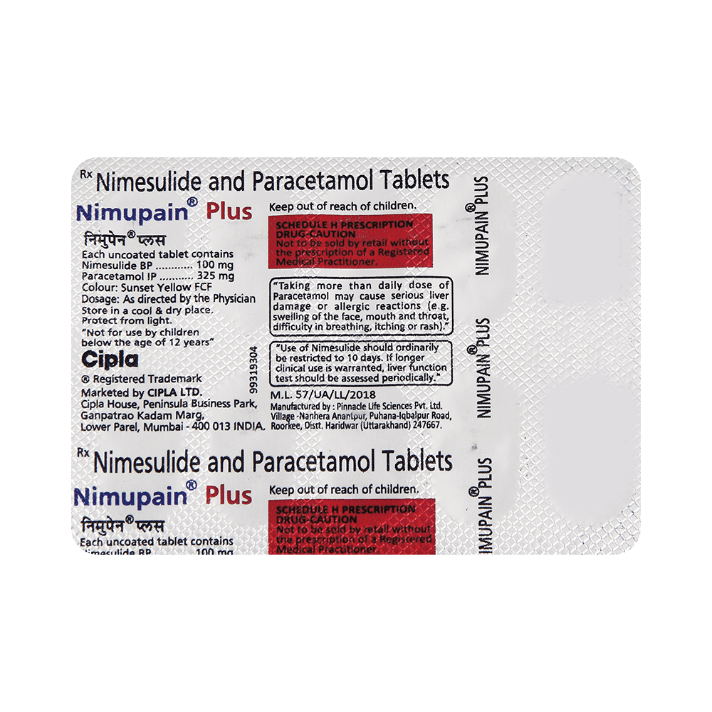 Nimupain Plus Tablet