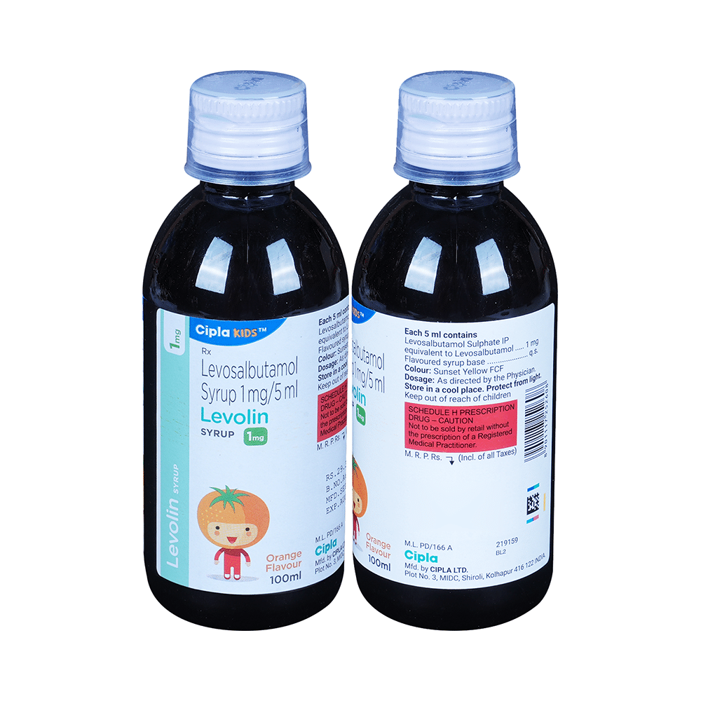 Levolin 1mg Syrup Orange