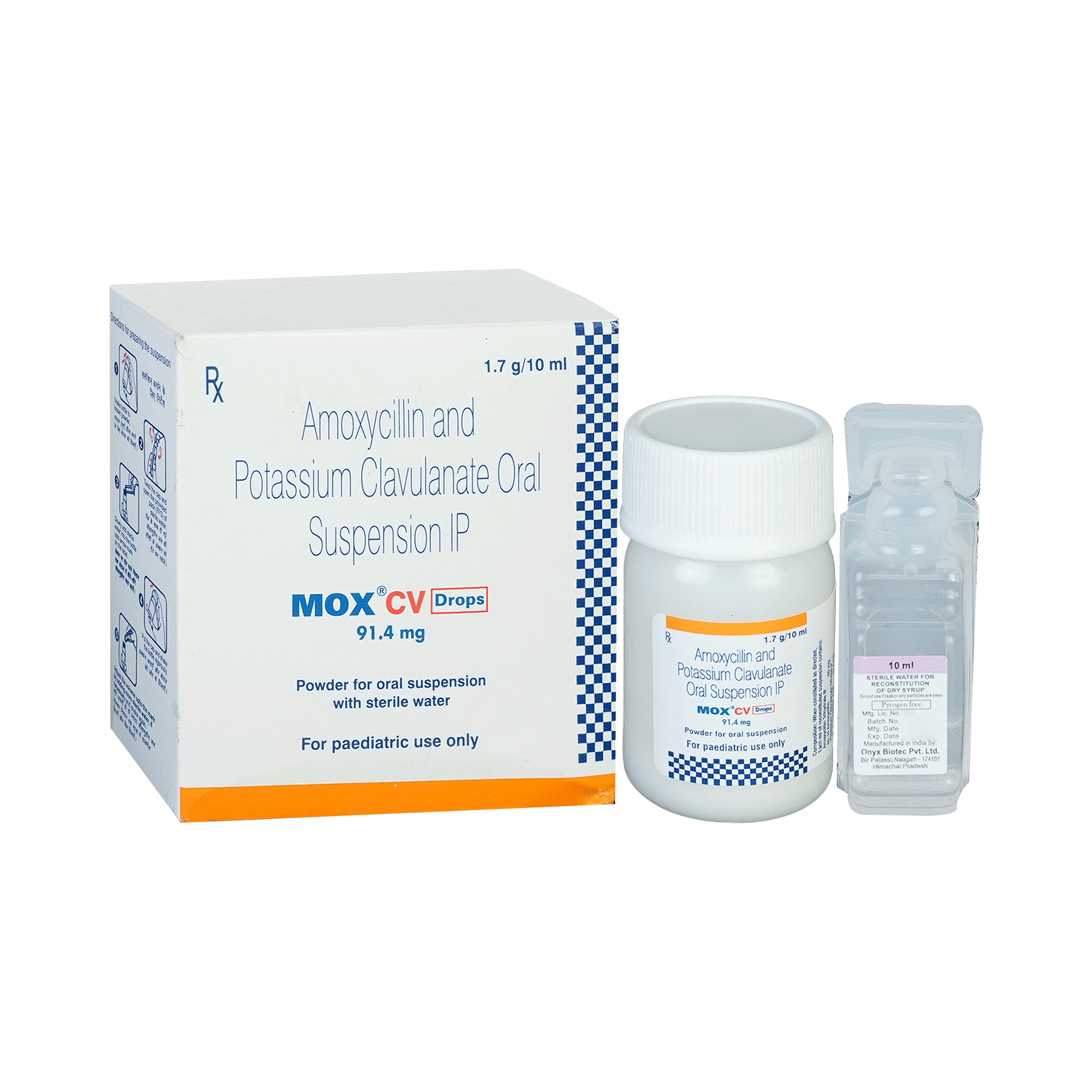 Mox CV 91.4mg Drop