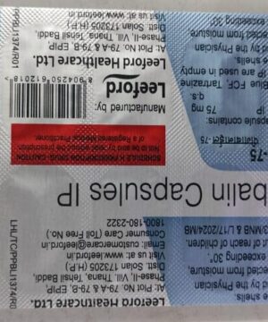 Pegabanyl 75mg Capsule