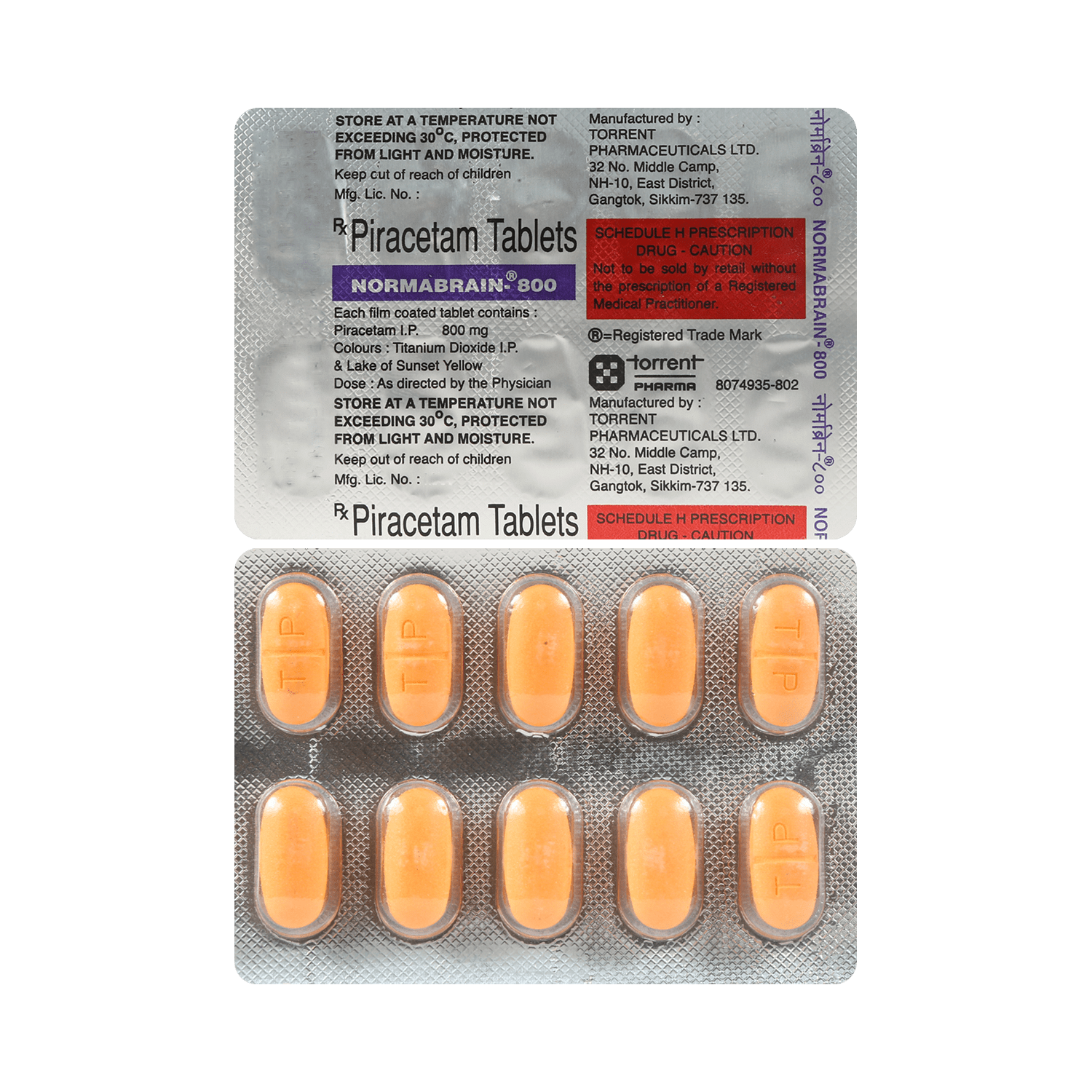 Normabrain 800mg Tablet