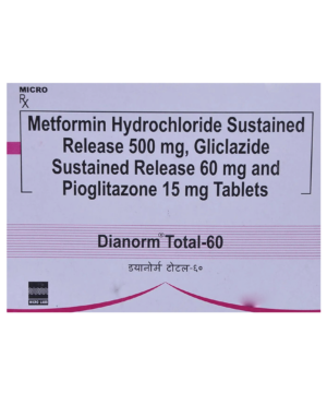 Dianorm Total 60mg/15mg/500mg Tablet SR
