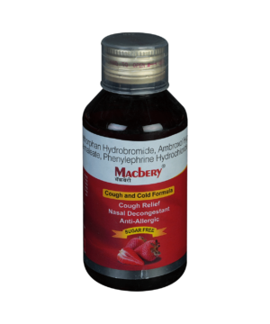 Macbery Syrup Strawberry Sugar Free