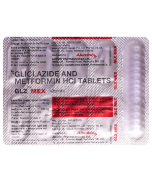 GLZ MEX 30mg/500mg Tablet