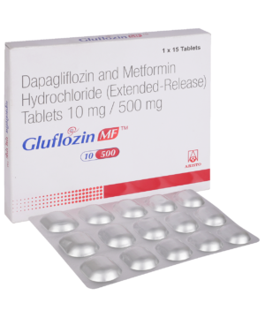 Gluflozin MF 10mg/500mg Tablet