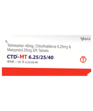 CTD-MT 6.25/25/40 Tablet ER