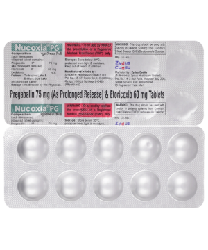 Nucoxia PG 75mg/60mg Tablet