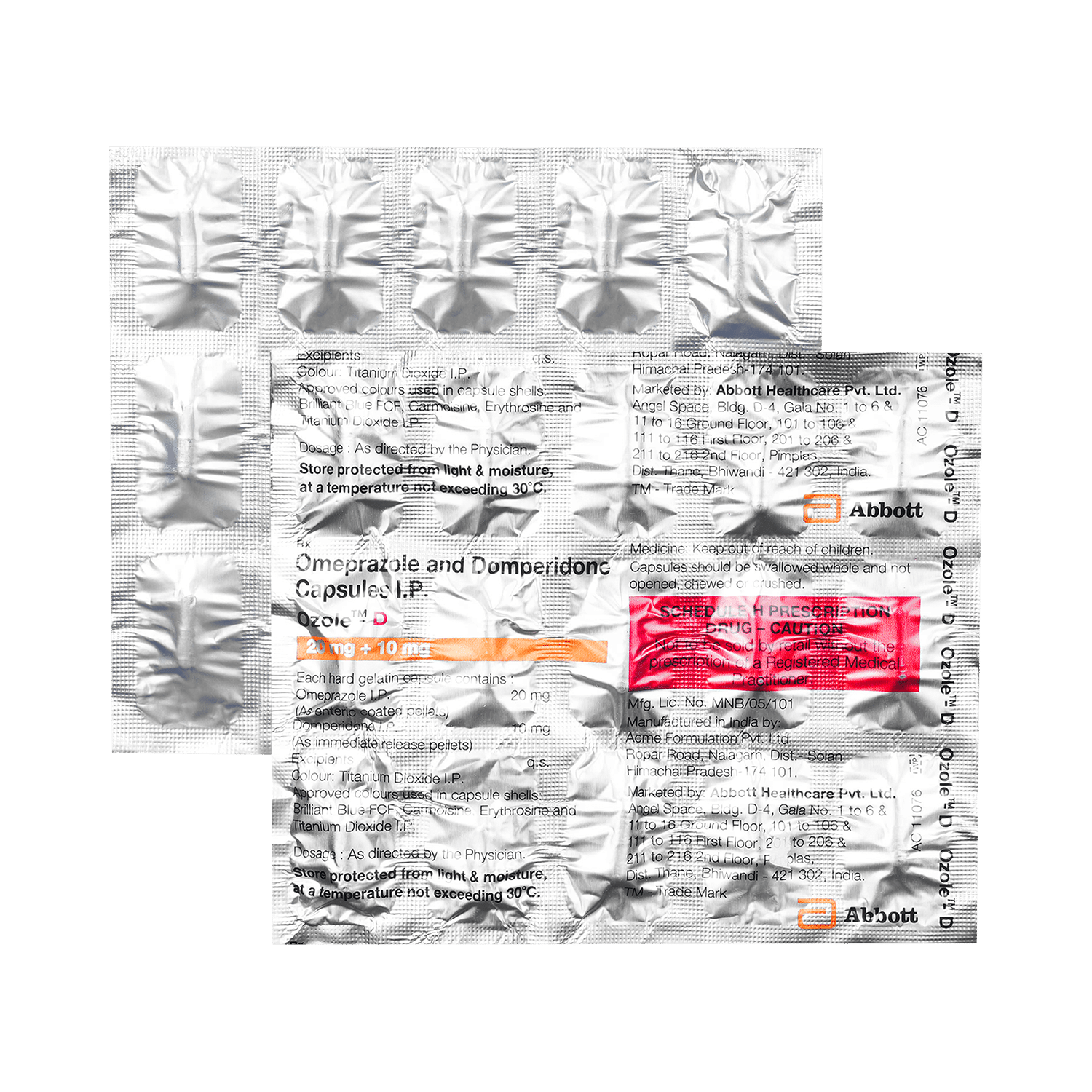 Ozole D 10mg/20mg Capsule