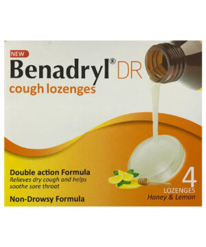 New Benadryl DR Cough Lozenges Honey+Lemon