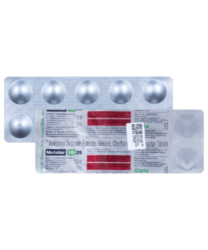 Metolar 3D 25 Tablet ER