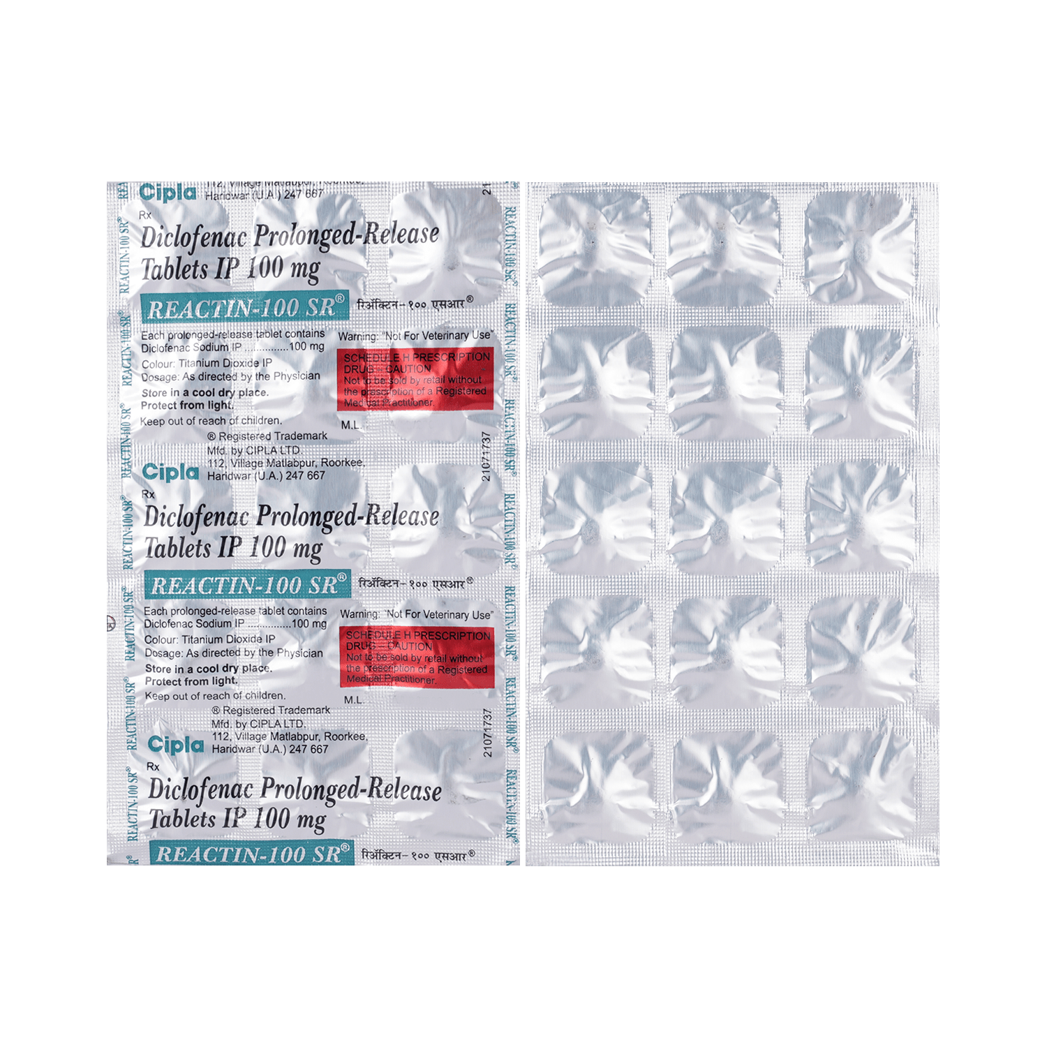 Reactin 100 SR Tablet