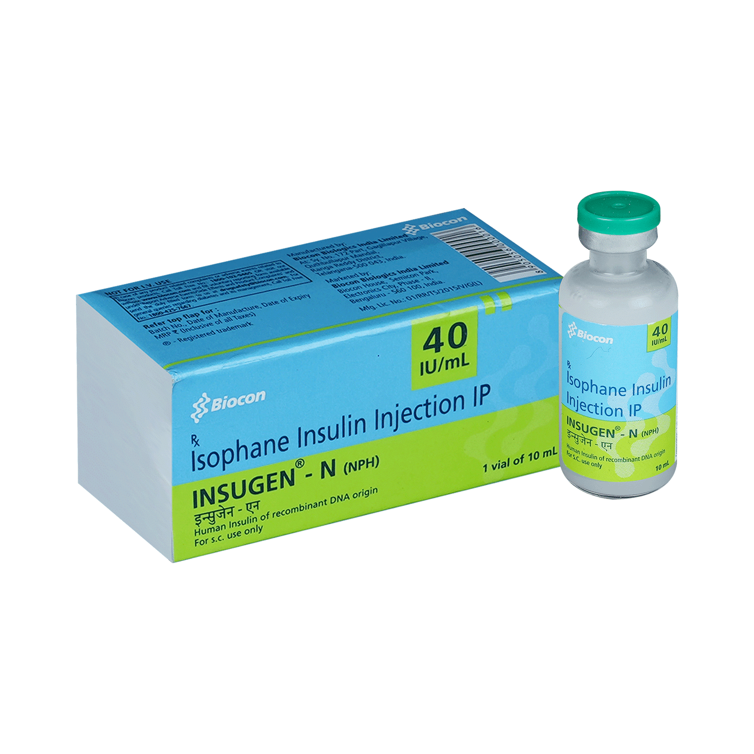 Insugen-N 40IU/ml Injection