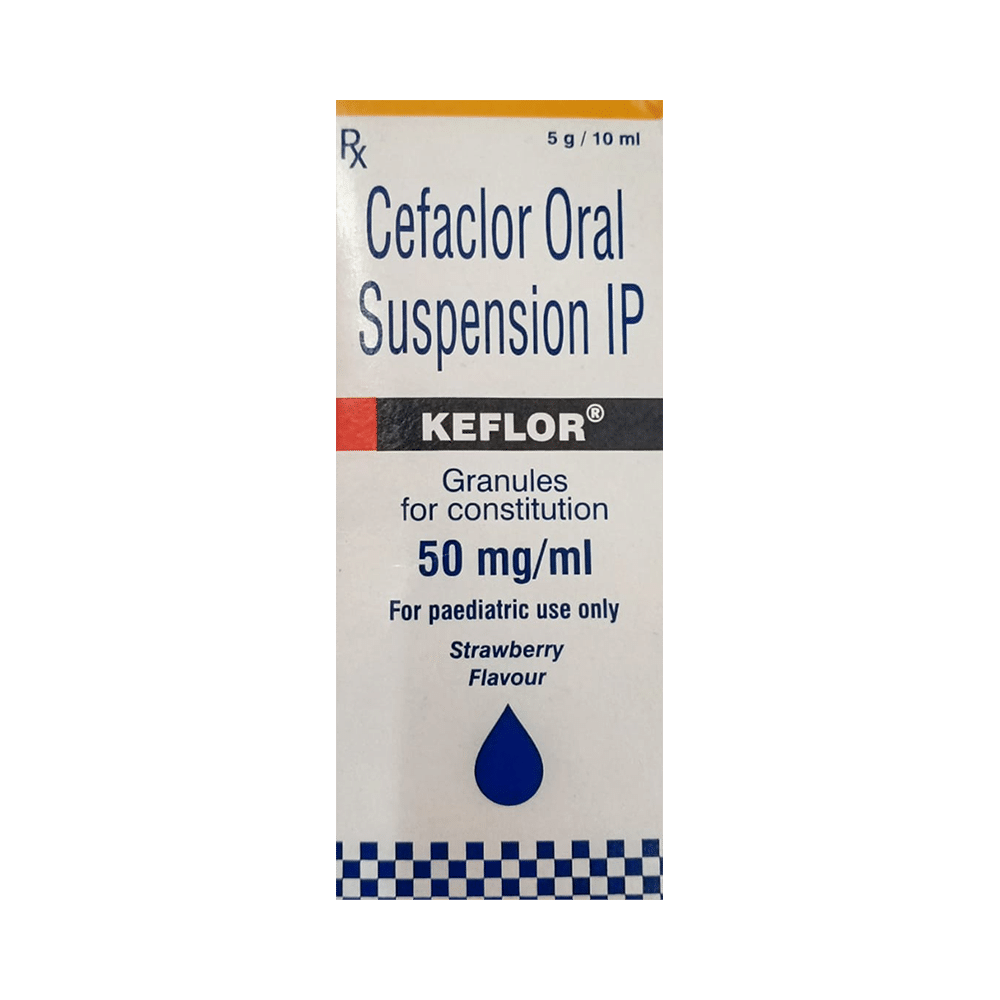 Keflor Oral Suspension Strawberry