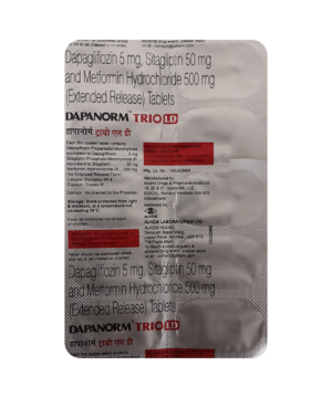 Dapanorm Trio LD 5mg/500mg/50mg Tablet