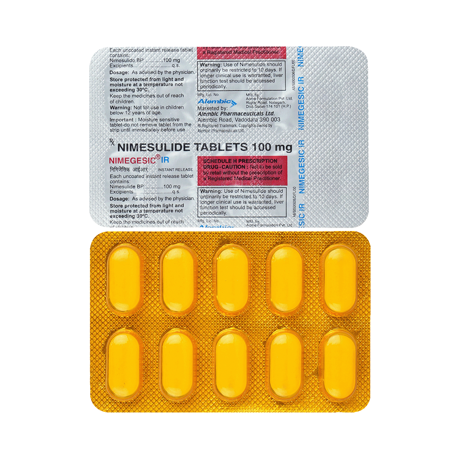 Nimegesic 100mg Tablet IR