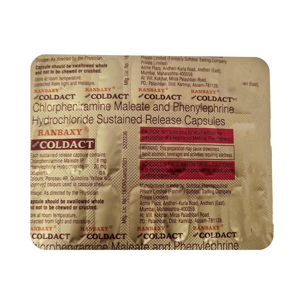 New Coldact Capsule SR