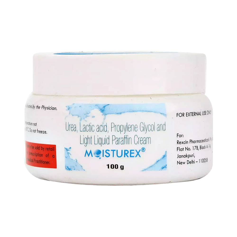 Moisturex Cream with Urea Lactic Acid Propylene Glycol & Liquid Paraffin