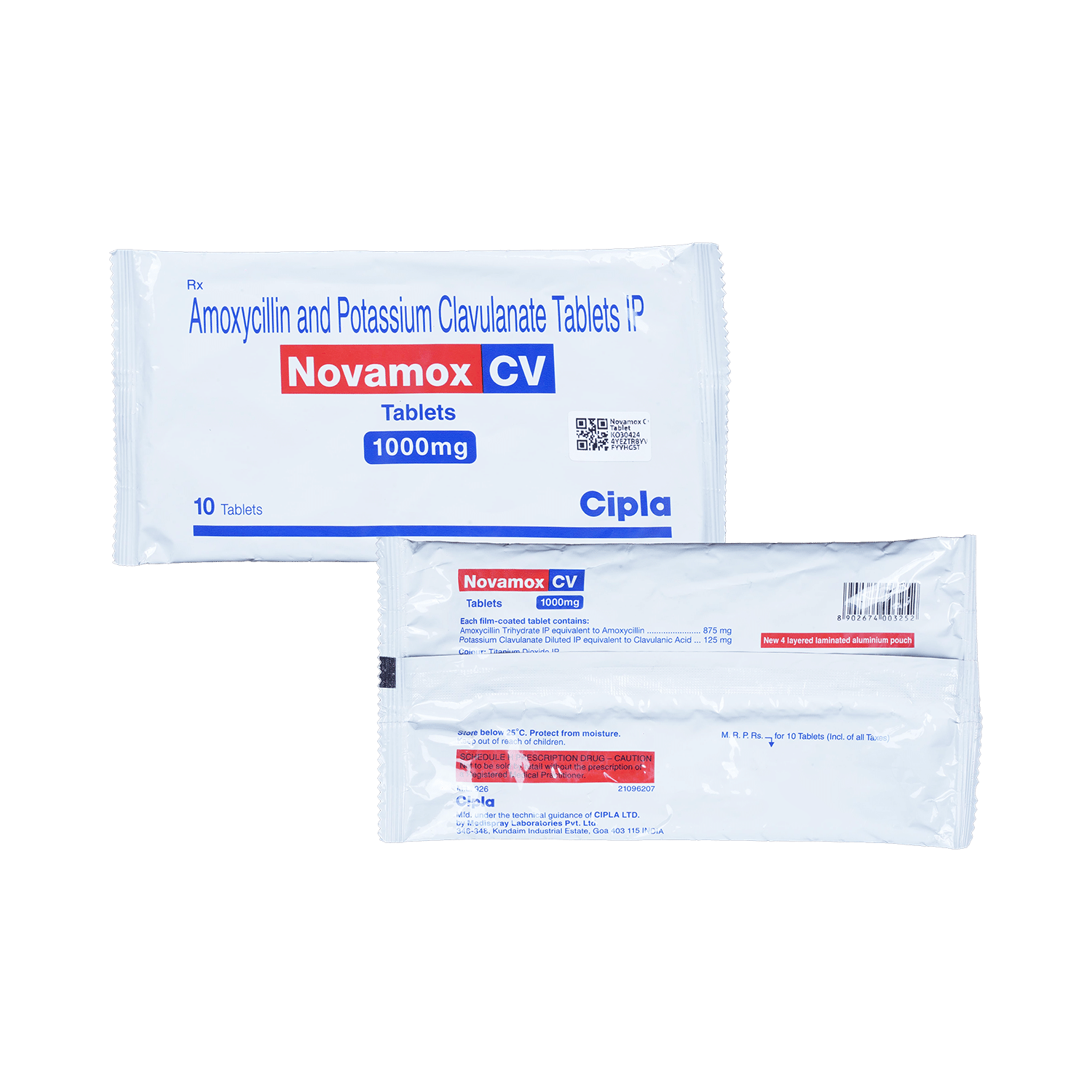 Novamox CV 1g Tablet