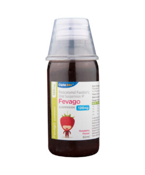 Fevago 120mg Oral Suspension Strawberry