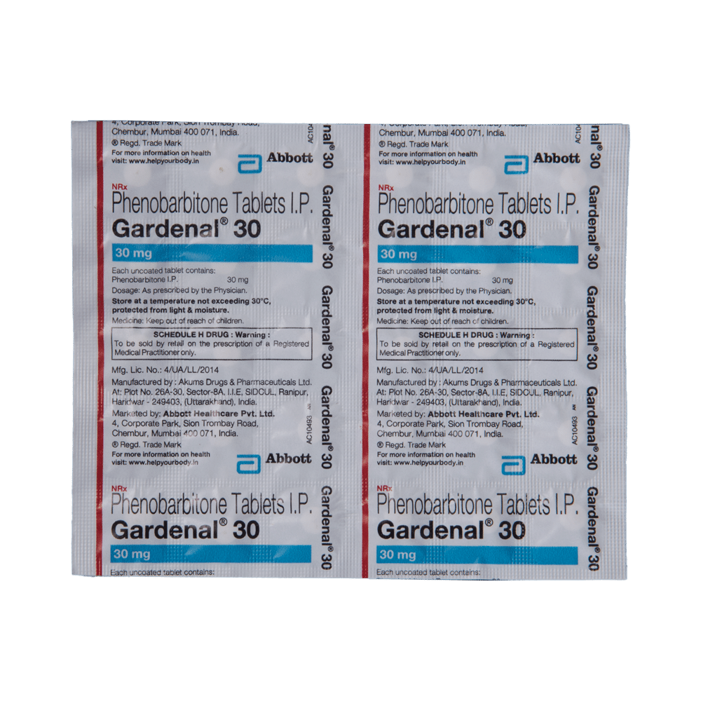 Gardenal 30 Tablet