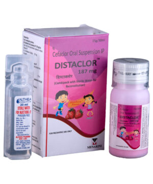 Distaclor 187mg Oral Suspension Strawberry