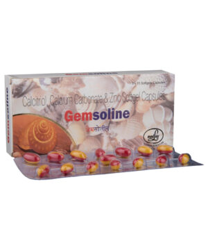 Gemsoline Soft Gelatin Capsule from Medley for Bone Joint and Muscle Care