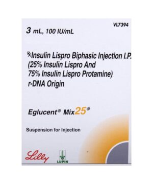 Eglucent Mix 25 Suspension for Injection (3ml Each)
