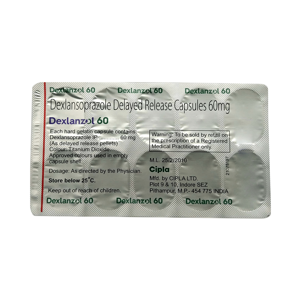 Dexlanzol 60 Capsule DR
