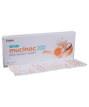 Mucinac 200 Effervescent Tablet Sugar Free