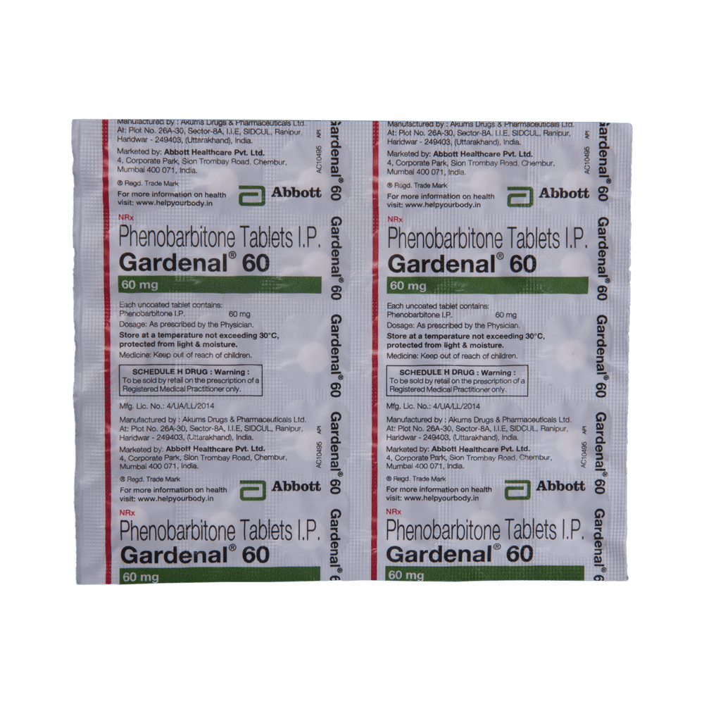 Gardenal 60 Tablet