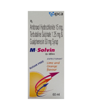 M-Solvin Expectorant Lime and Orange Sugar Free