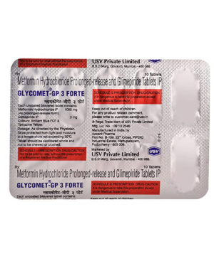 Glycomet-GP 3 Forte Tablet
