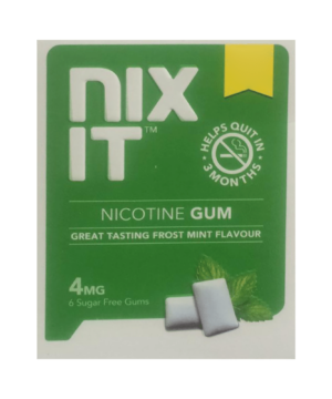 Nixit Nicotine 4mg Gum Frost mint Sugar Free