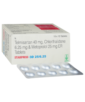 Starpress 3D 6.25mg/25mg/40mg Tablet