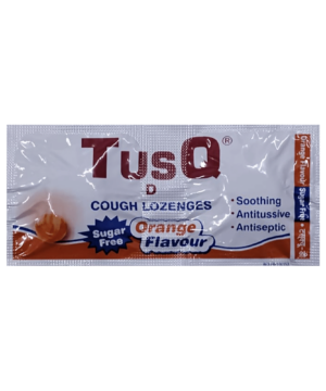 Tusq-D Cough Lozenges Orange Sugar Free